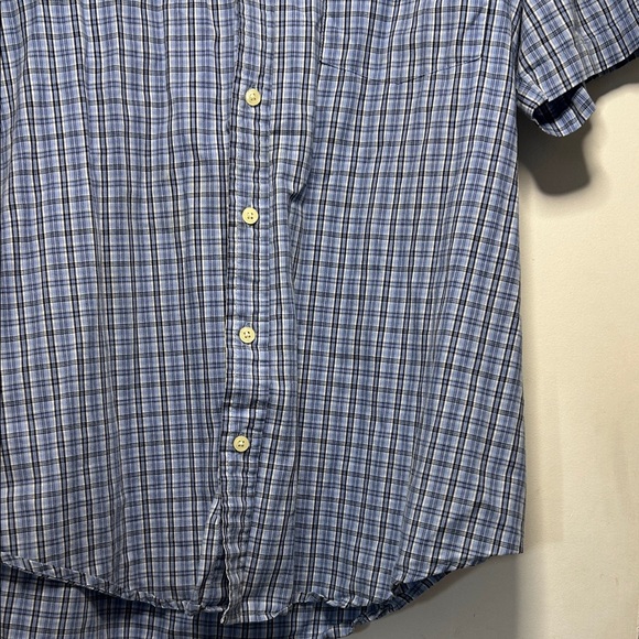 Cherokee Men's Blue Plaid Button-Down Shirt XL - Picture 5 of 11